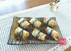 培根白菜卷的做法图解7