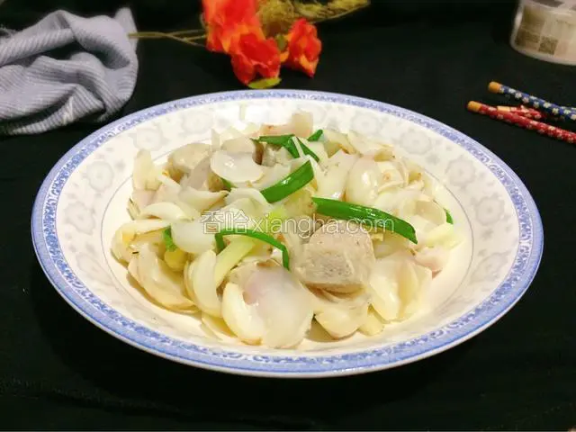 百合炒鱼丸