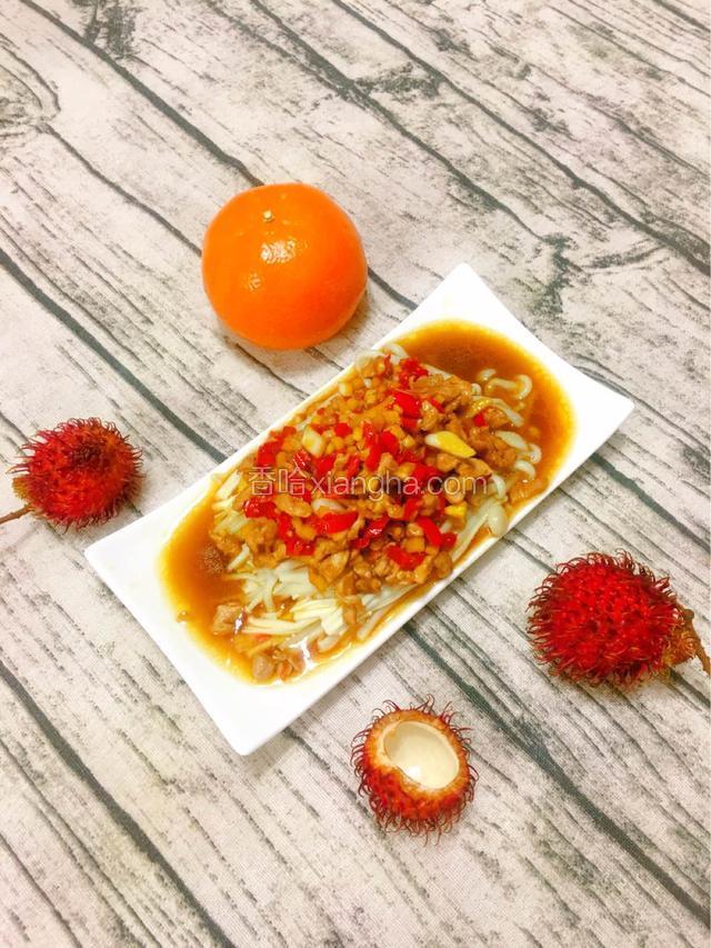 肉末金针菇