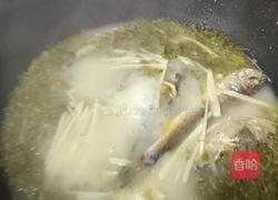 雪菜黄鱼汤的做法图解12