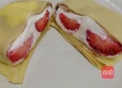 草莓班戟的做法图解11