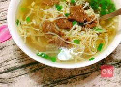 金针菇牛肉汤的做法图解8