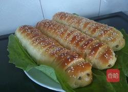 毛毛虫豆沙包(手揉版)的做法图解1