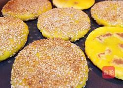 南瓜紫薯糯米饼的做法图解13