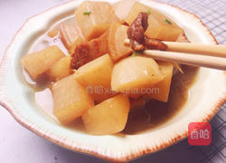 冬日御寒之白萝卜炖五花肉的做法图解9