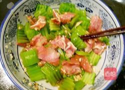 鲁菜大师蒋家菜猪耳根莴笋的做法图解4