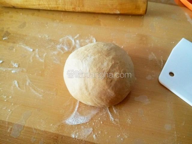 排气后 滚圆松弛十分钟