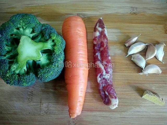 准备好所需食材
