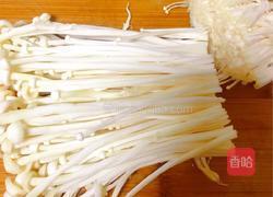 肉末金针菇的做法图解1