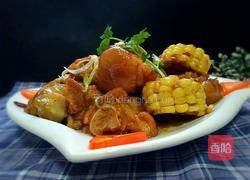 红烧玉米猪蹄的做法图解12