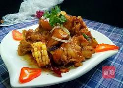 红烧玉米猪蹄的做法图解14