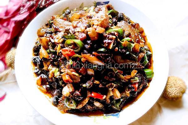 双椒白菜炒豆豉