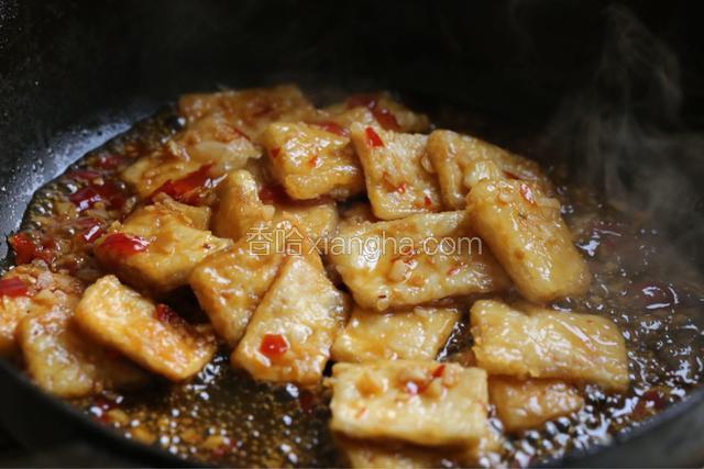 大火收汁。