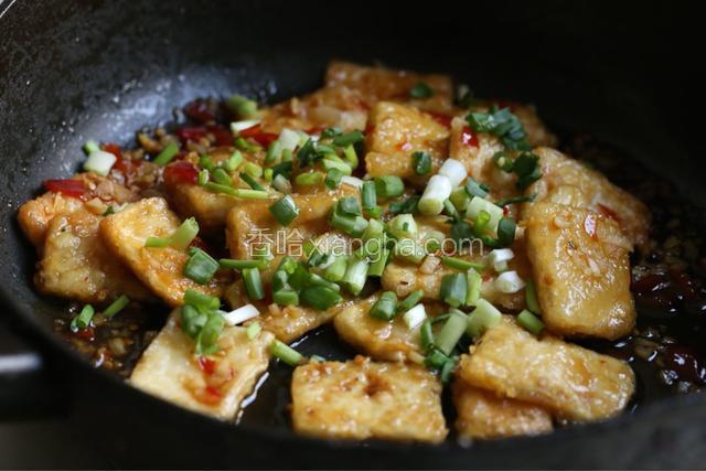 美味的鱼香豆腐就做好了！