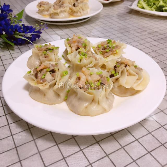 香菇虾仁肉粒烧卖