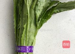 凉拌油麦菜的做法图解2