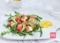 芝麻菜西柚鸡肉沙拉的做法图解14