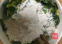 菠菜虾皮鸡蛋饼的做法图解4