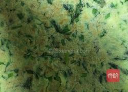菠菜虾皮鸡蛋饼的做法图解9