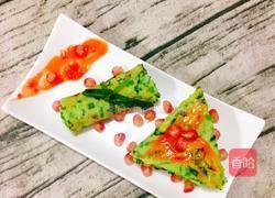 菠菜虾皮鸡蛋饼的做法图解10