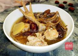 茶树菇排骨鸡爪汤的做法图解9