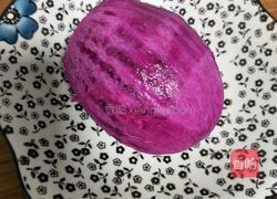 火龙果花卷的做法图解1