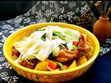 大盘鸡拌面