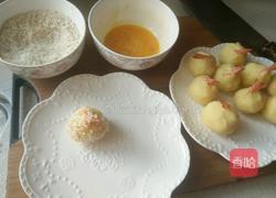 酥炸土豆虾球的做法图解6