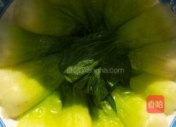 香菇扒油菜的做法图解4