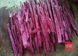 炸紫薯丝的做法图解2