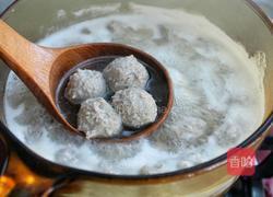 小白菜丸子汤的做法图解9