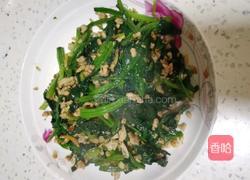 肉沫菠菜的做法图解4
