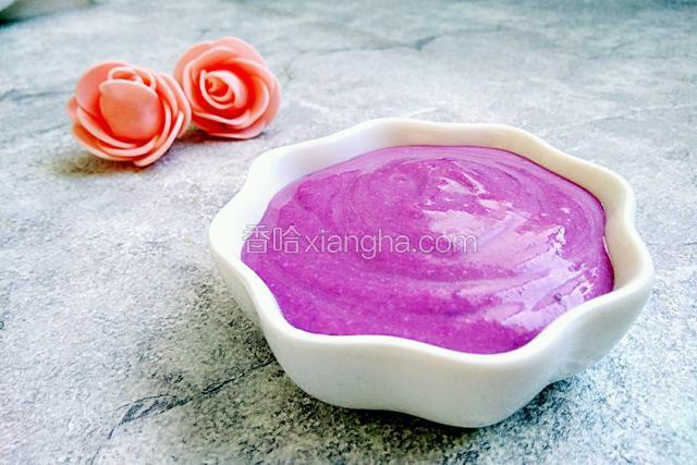 敏茹意作品~蜂蜜紫薯酸奶