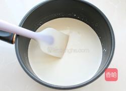 椰香牛奶小方的做法图解4