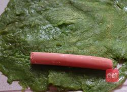 菠菜火腿肠卷饼的做法图解9