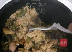酸豆角腊肉焖饭的做法图解13