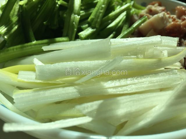 大葱切段