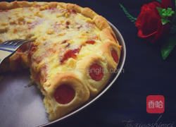 花朵玉米披萨的做法图解14