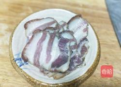 农家腊肉炒棒菜的做法图解3