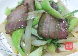 农家腊肉炒棒菜的做法图解16