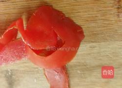 番茄玫瑰的做法图解3
