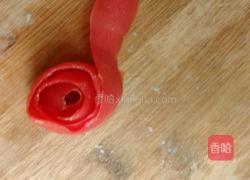 番茄玫瑰的做法图解4