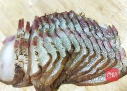 腊肉炒花菜的做法图解1