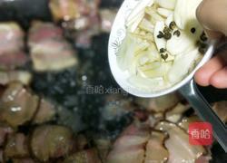 腊肉炒花菜的做法图解3