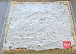 抹茶树桩蛋糕卷的做法图解19
