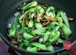 香菇炒油菜的做法图解9