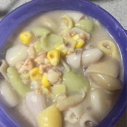 金汤虾球海螺面的做法[图]