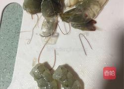 金汤虾球海螺面的做法图解2