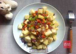 素炒馒头丁的做法图解7