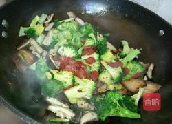 香菇西兰花的做法图解5